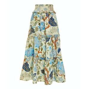 Love the Label Bumbelina Floral Print Raquel Maxi Skirt NEW Size Small Cotton